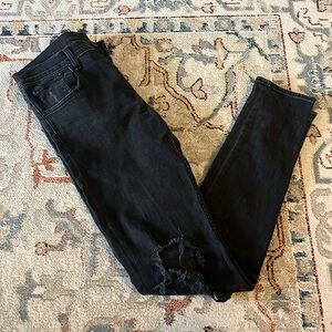 Rag and Bone Standard Issue Fit 1 Skinny Leg 34 Black Jeans